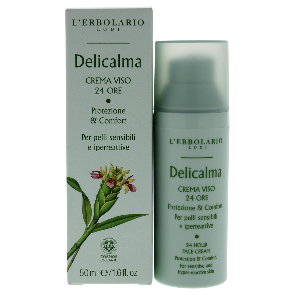 Delicalma 24 Hours Face Cream by LErbolario for Unisex 1.6 oz Cream